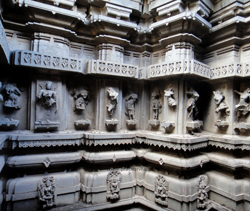 Bhuleshwar Shiva Temple in the monsoon season