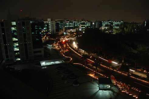 Diwali celebrations in magarpatta city pune