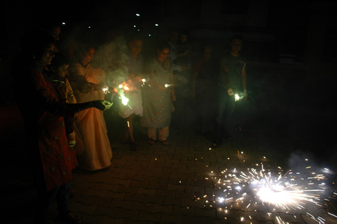 Diwali celebrations in magarpatta city pune