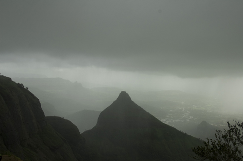 Shivling peak near lions point lonavala