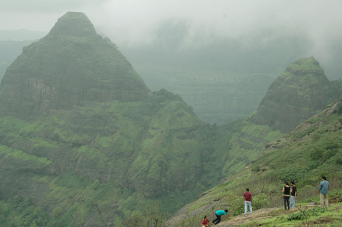 Shivling peak near lions point lonavala