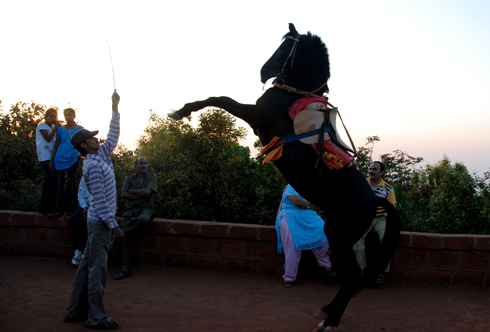 Sunset point in Mahabaleshwar