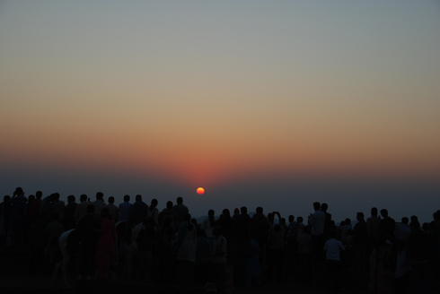 Sunset point in Mahabaleshwar