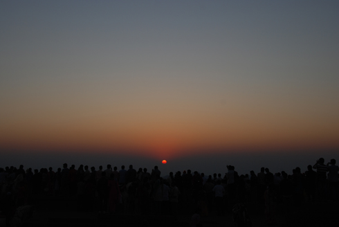 Sunset point in Mahabaleshwar