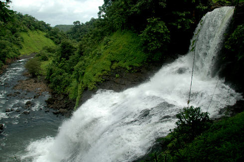 Waterfall tamhini ghat kundalika river hans adventure resort